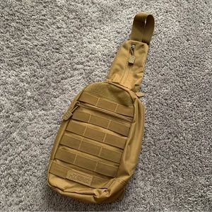 Highland Tactical Coyote Brown Sling Bag